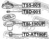 FEBEST TD-AT190F Shock Absorber